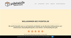 Desktop Screenshot of pointex.de